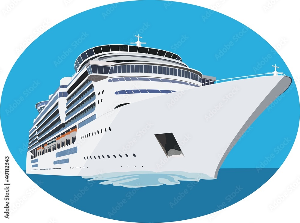 Obraz premium Cruise ship