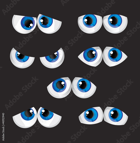 cartoon big eyes