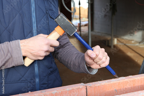 craftsman working with a hammer © auremar