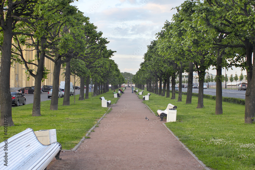 Promenade walkway.