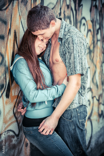 Young couple in love © Andriy Petrenko