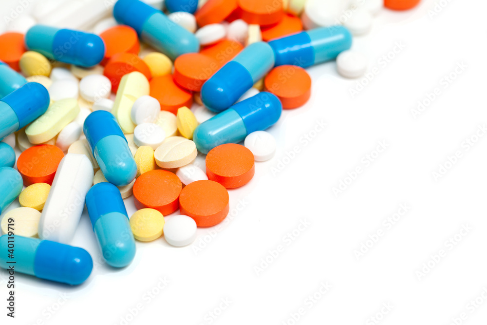 colorful pills