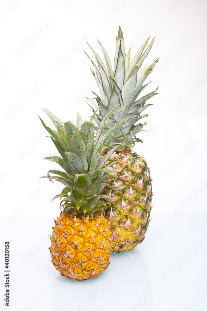 Fresh Juicy Pineapple isolated