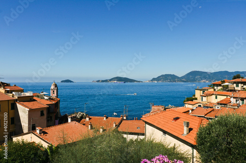 Panoramic view of La Spezia Gulf