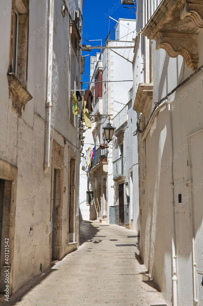 Fototapeta premium Alleyway. Martina Franca. Puglia. Italy.
