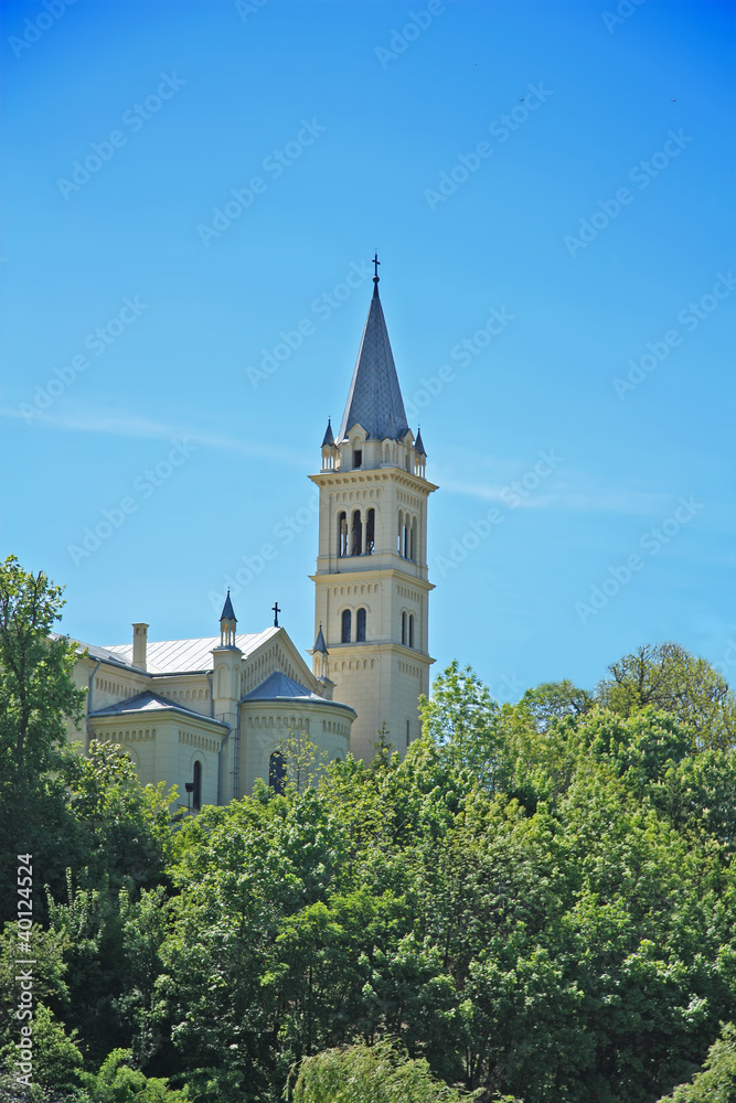 Fototapeta premium medieval upland Church, Sighisoara, Romania