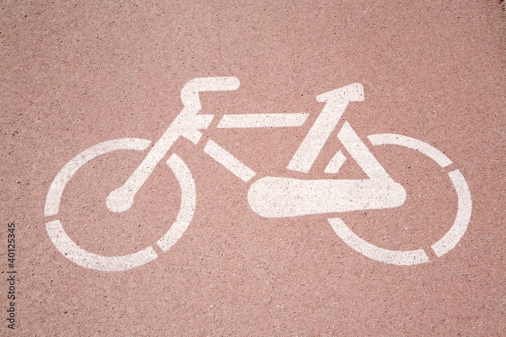 clean bikers lane paint sign clean bikers lane paint sign