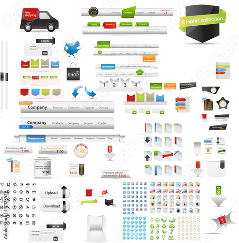 Designers toolkit - Mega web graphics collection
