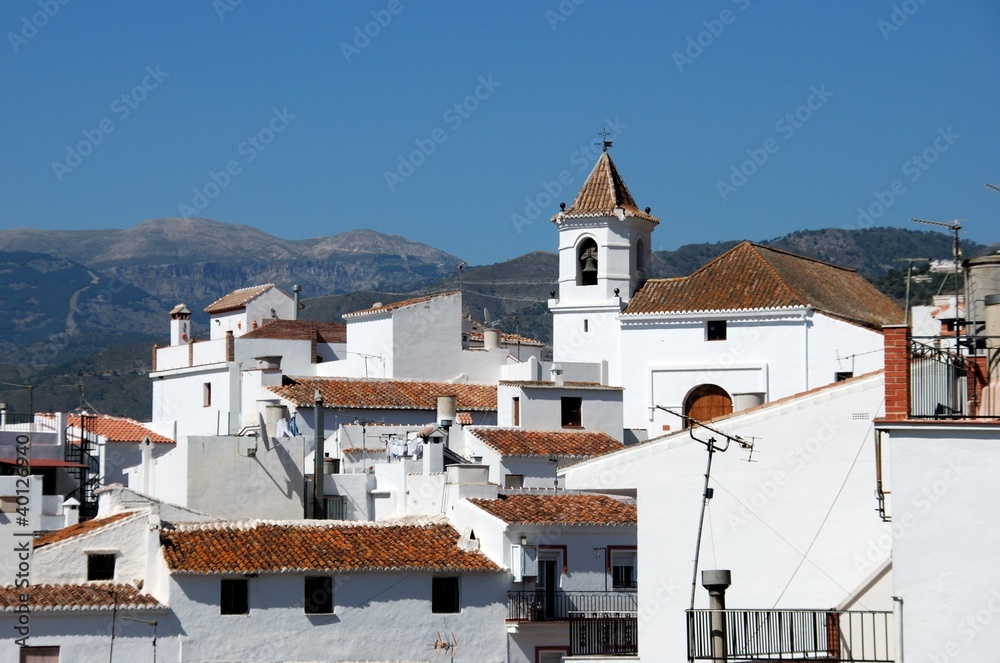 View of town, Sayalonga, Spain © Arena Photo UK