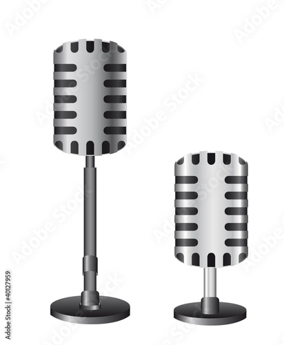 old microphone