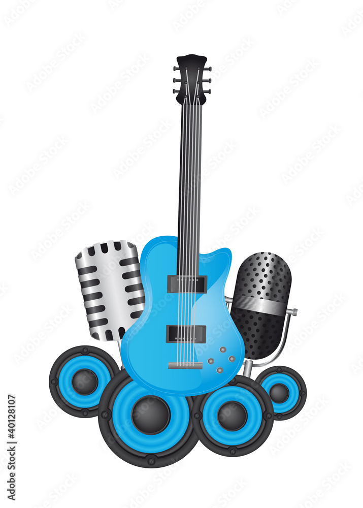 Fototapeta premium musicals instruments