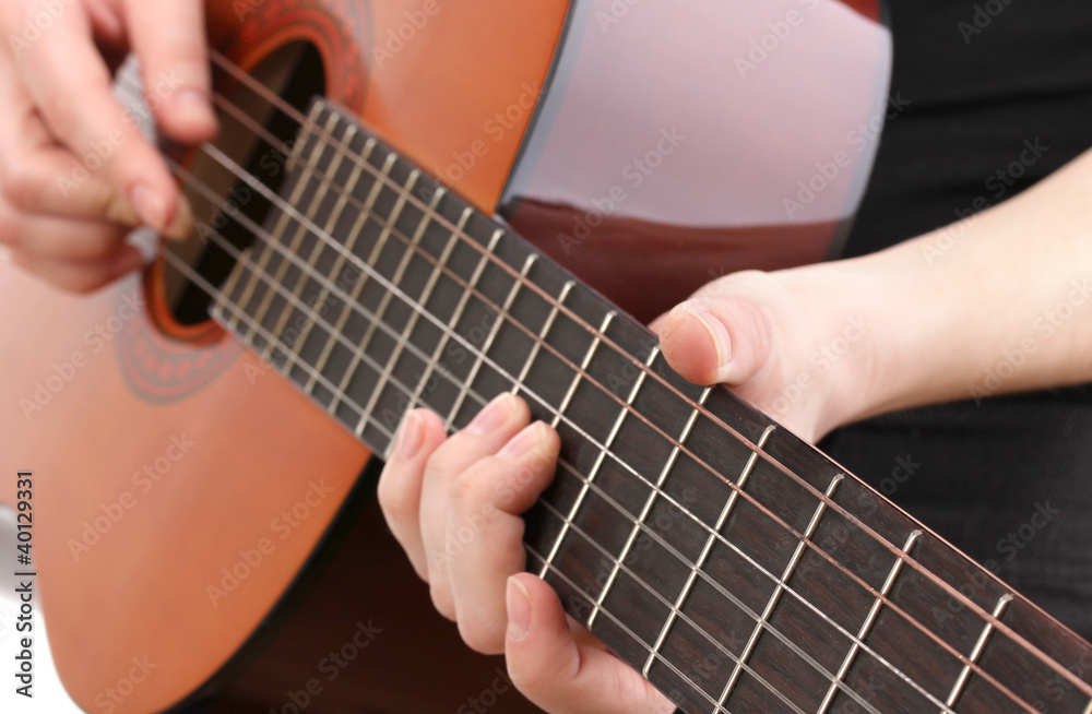 Guitar isolated on white Guitar isolated on white