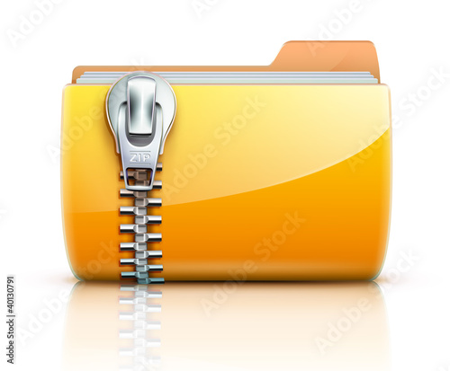 Zip folder icon