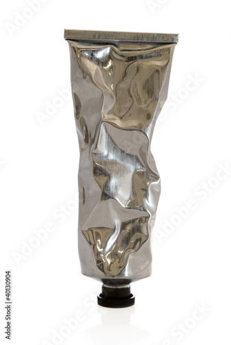 Squeezed metal tube