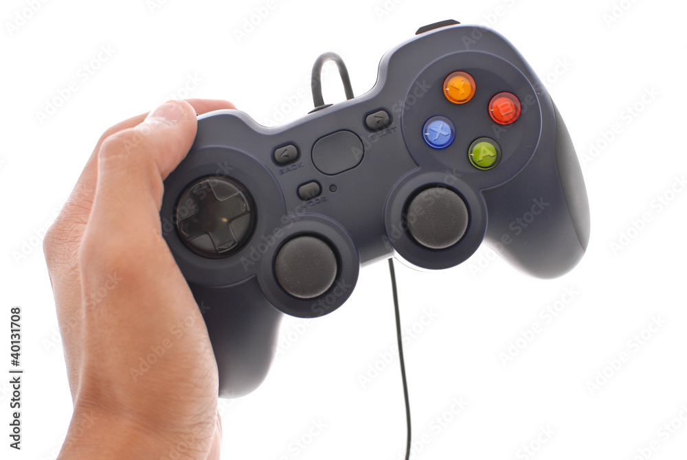 Hand Holding a Video Game Control Hand Holding a Video Game Control
