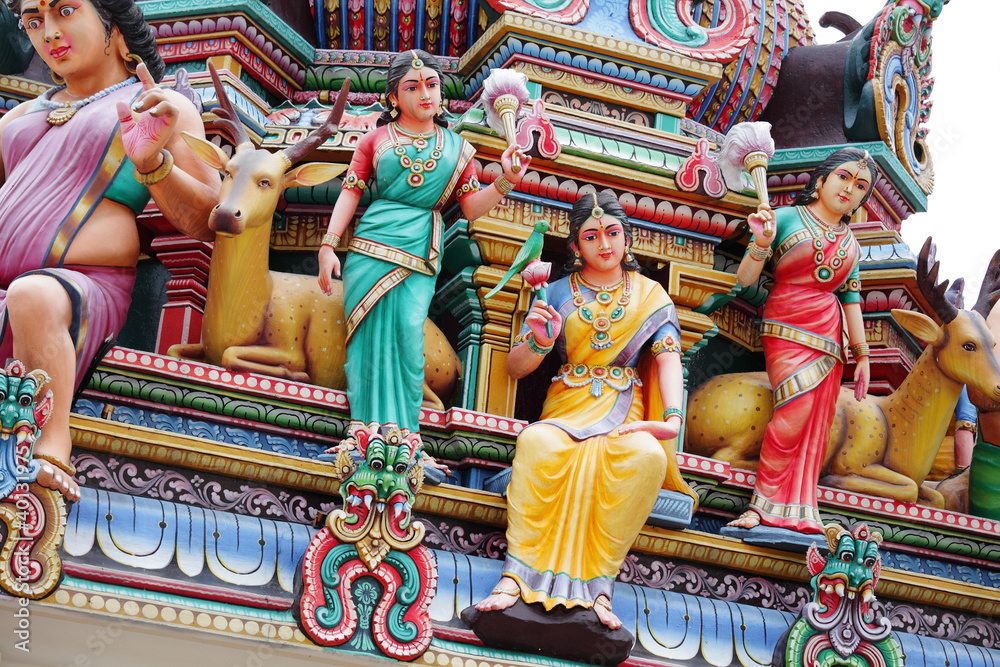 Fototapeta premium hindu temple statue