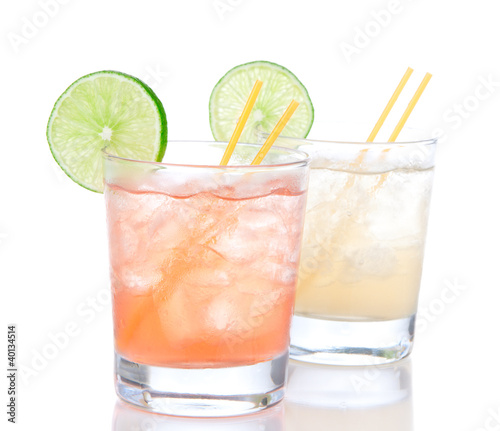 Alcohol margarita cocktails or long island