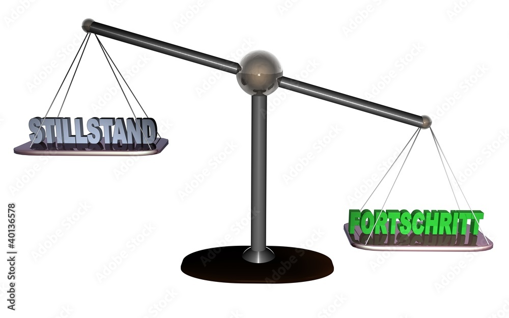 3D Waage3 - STILLSTAND - FORTSCHRITT 3D Waage3 - STILLSTAND - FORTSCHRITT
