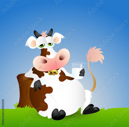 Funny Dairy Cow
