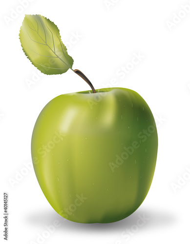 grüner Apfel