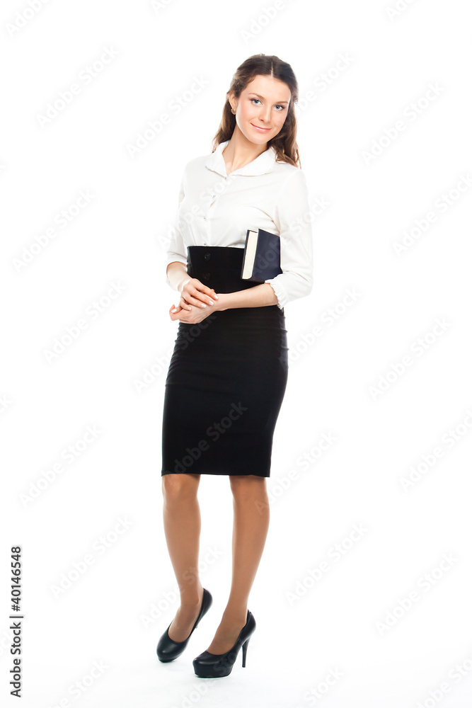 Portrait of a young and beautiful girl student Portrait of a young and beautiful girl student