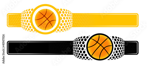 Basketball advertising banner