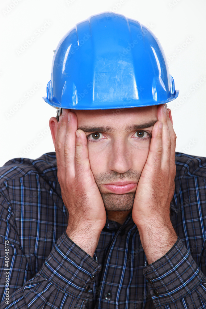 Worker under pressure