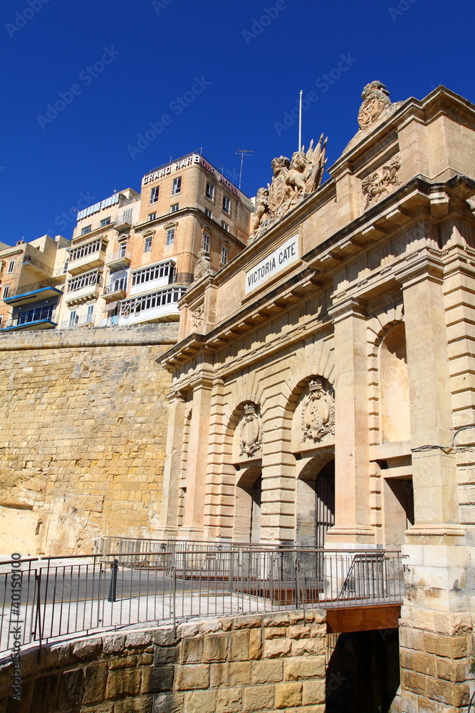 The Victoria gate, one of the entrances to Valletta