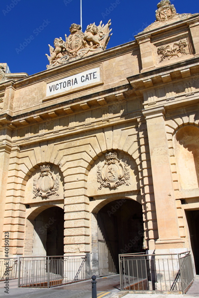 Fototapeta premium The Victoria gate, one of the entrances to Valletta