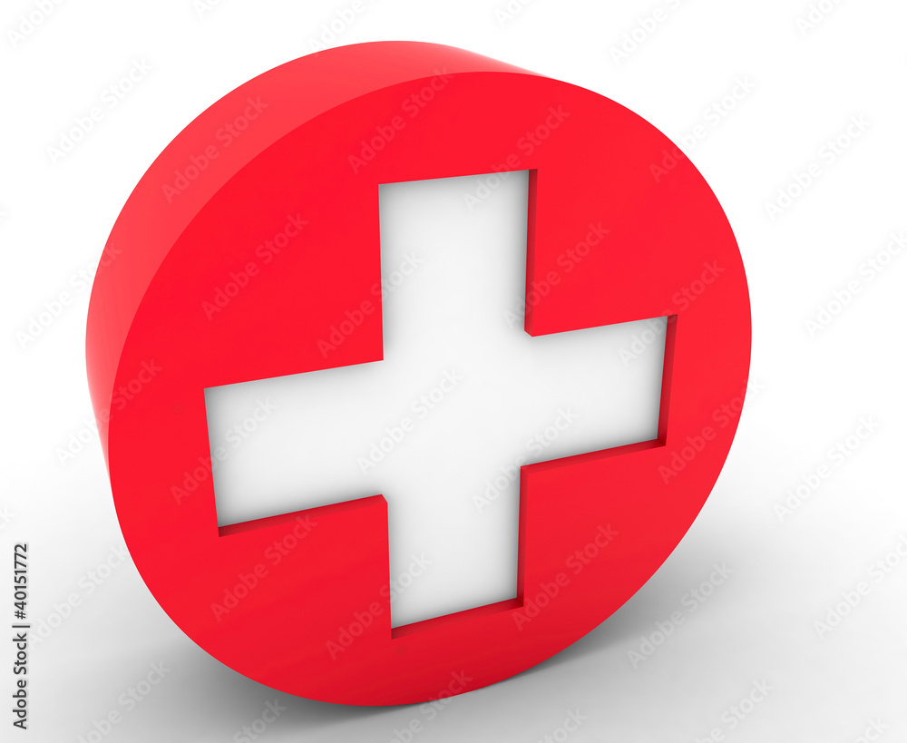 Cross the symbol of medicine Cross the symbol of medicine