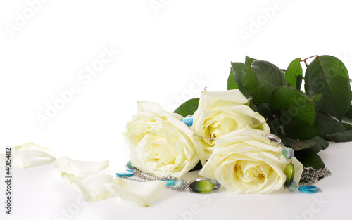 white roses