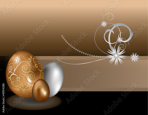 Pasqua - sfondo con Uova