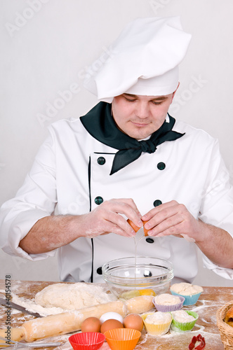 chef in uniform photo