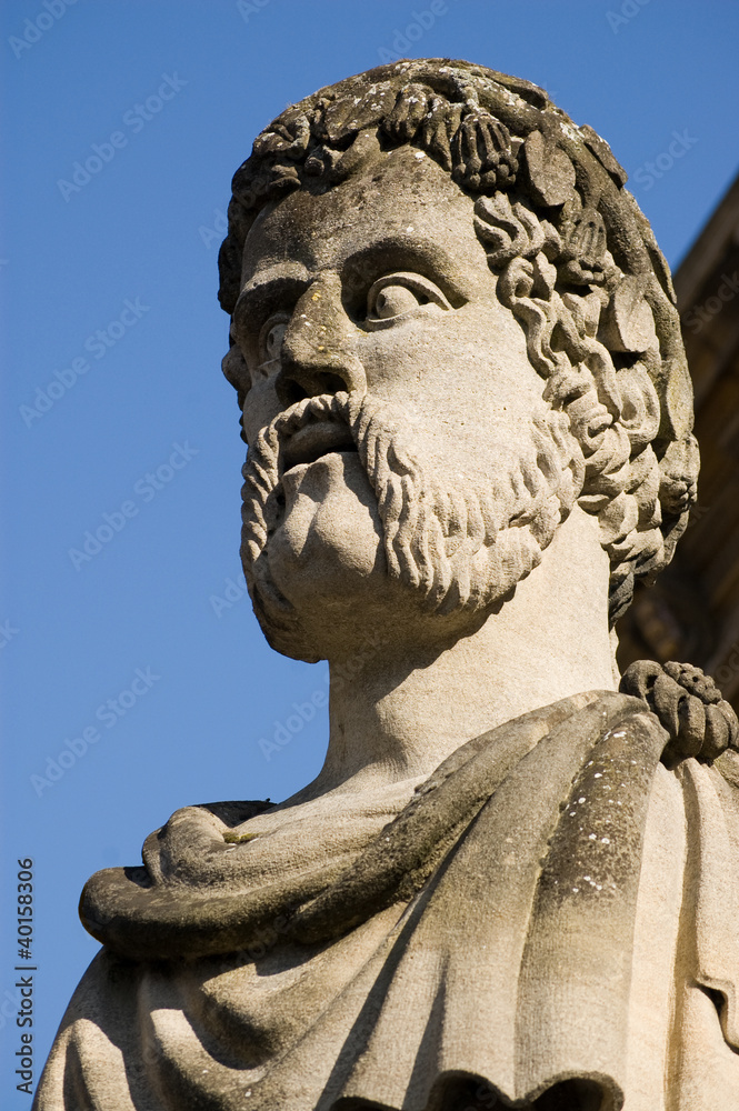 Obraz premium Bust outside Sheldonian Theatre, Oxford