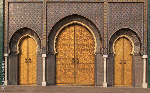 Portes du Palais royal de Fez
