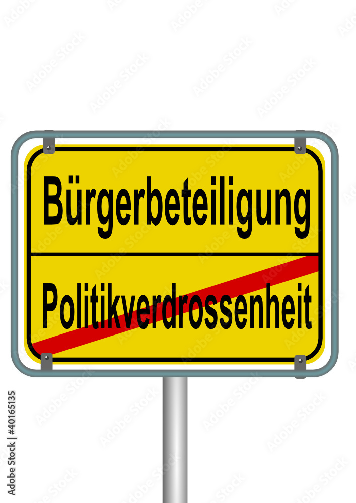 Bürgerbeteiligung vs. Politikverdrossenheit Bürgerbeteiligung vs. Politikverdrossenheit