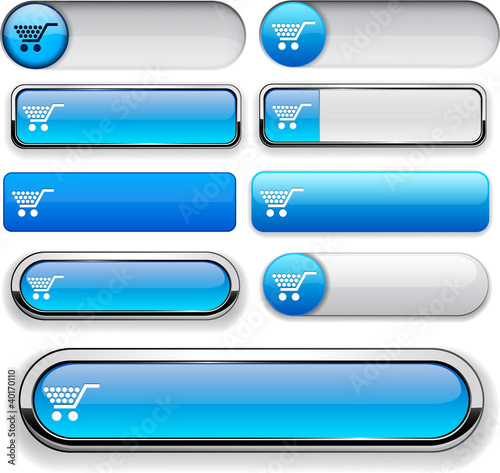 Buy high-detailed web button collection.