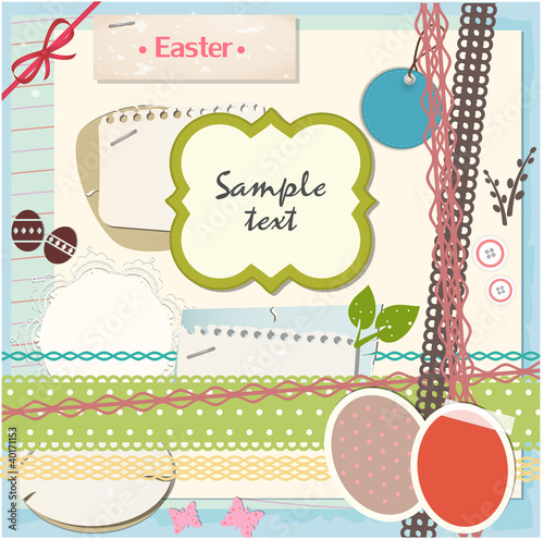 Easter scrapbook set