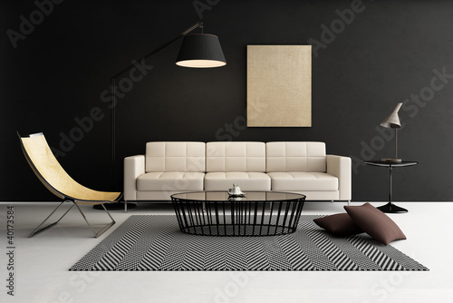 Modern contemporary living room, lounge furniture