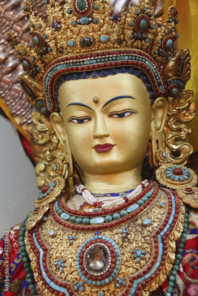Detail of the face from buddha Detail of the face from buddha