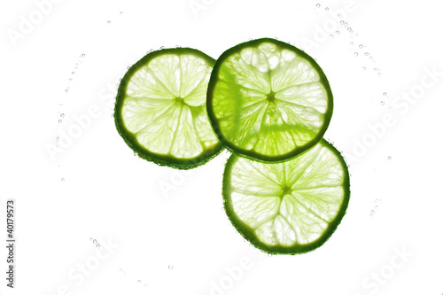 Lime in the water