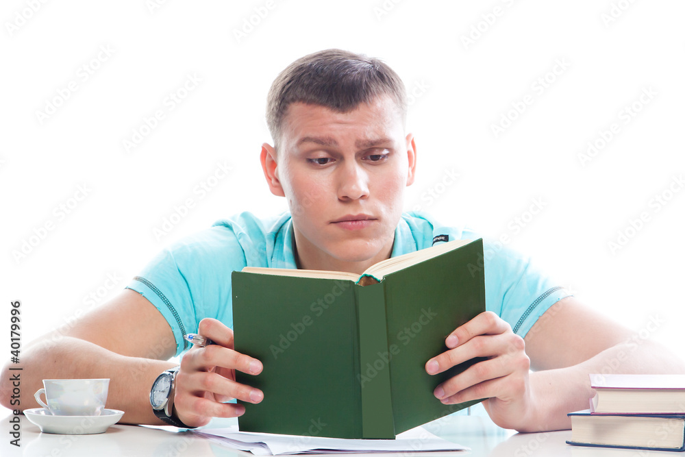 Portrait of a young attractive guy Portrait of a young attractive guy