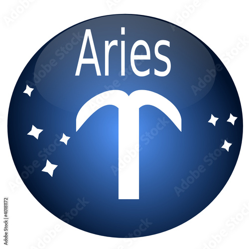 Aries zodiac symbol