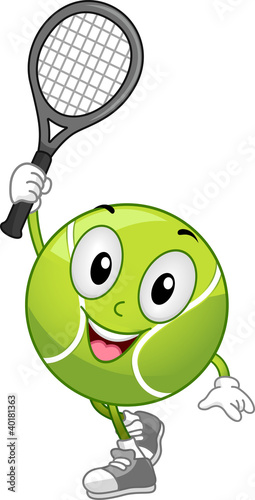 Tennis Ball Mascot