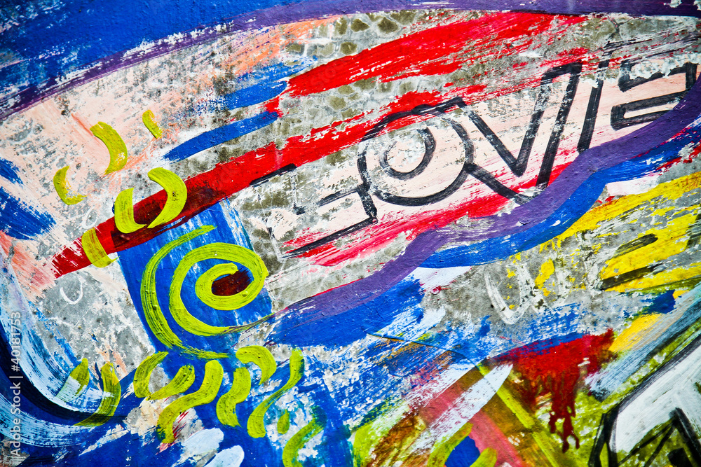 Obraz premium Old tree of different colors