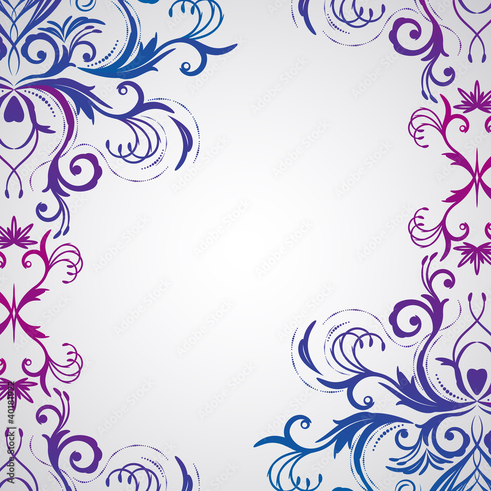 Abstract floral background with oriental flowers. Abstract floral background with oriental flowers.