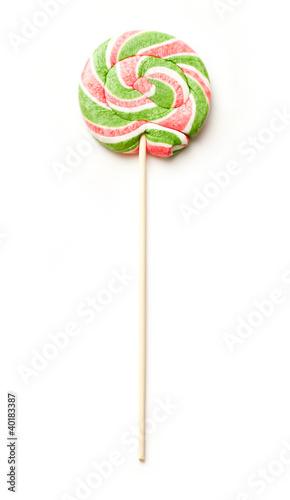 Wallpaper Mural Bright lollipop candy on white background Torontodigital.ca