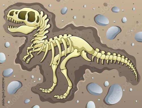 Tyrannosaurus excavation site