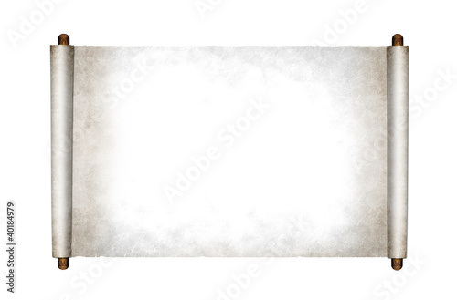 Blank paper , isolated, white background