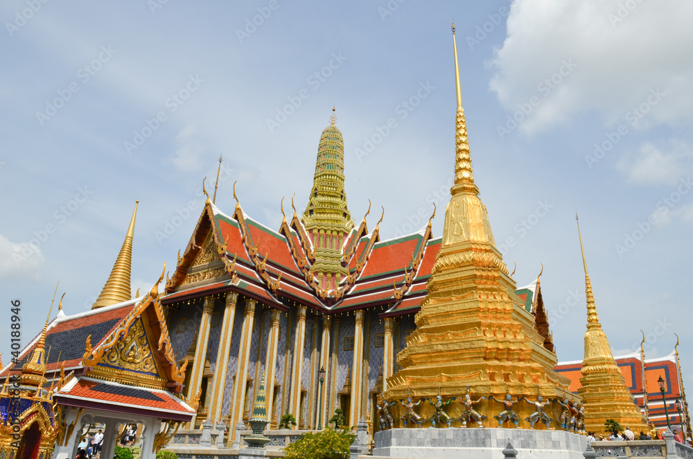 Au Grand Palais dans Bangkok